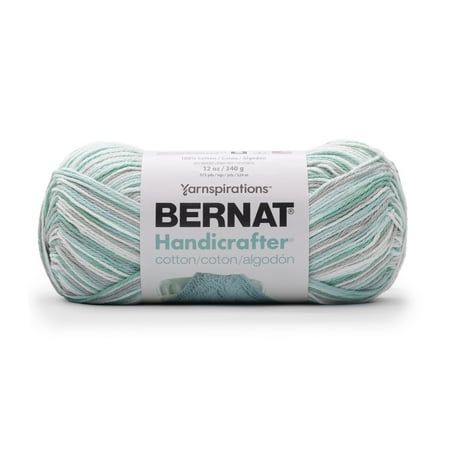 Bernat® Handi Cotton BB™ #4 Worsted (Medium) Cotton Yarn Quiet Sea 12oz/340g 608 Yards