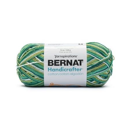 Bernat® Handi Cotton BB™ #4 Worsted (Medium) Cotton Yarn June Bug Om 12oz/340g 608 Yards