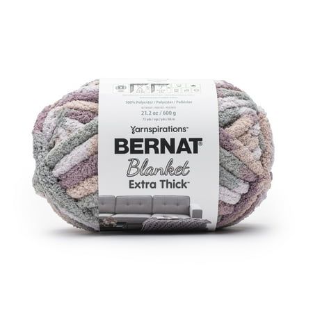 Bernat Blanket Extra Thick - Purple Smoke