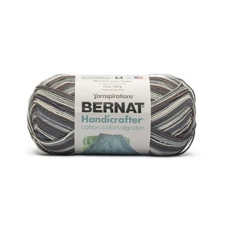 Bernat® Handi Cotton BB™ #4 Worsted (Medium) Cotton Yarn Pepper Varg. 12oz/340g 608 Yards