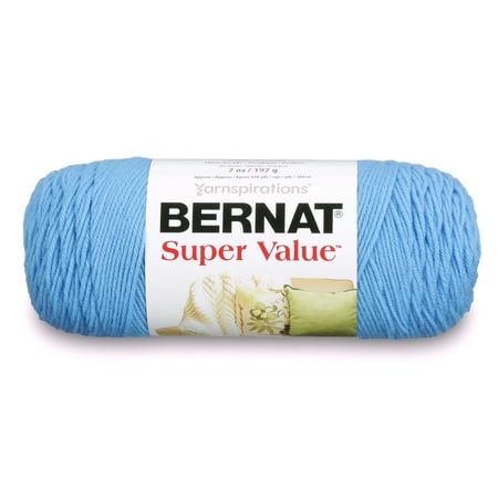 Bernat® Super Value™ #4 Worsted (Medium) Acrylic Yarn Hot Blue 7oz/197g 440 Yards