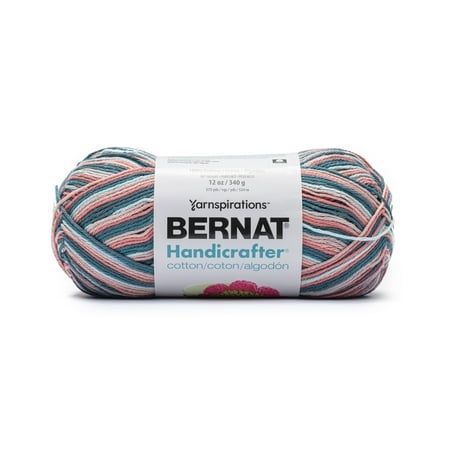 Bernat® Handi Cotton BB™ #4 Worsted (Medium) Cotton Yarn Coral Seas 12oz/340g 608 Yards
