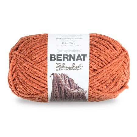 Bernat Blanket Yarn Pumpkin Spice 10.5oz(300g) Super Bulky Polyester