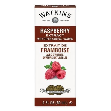 Watkins Raspberry Extract with Other Natural Flavors 2 fl oz (Plastic container)