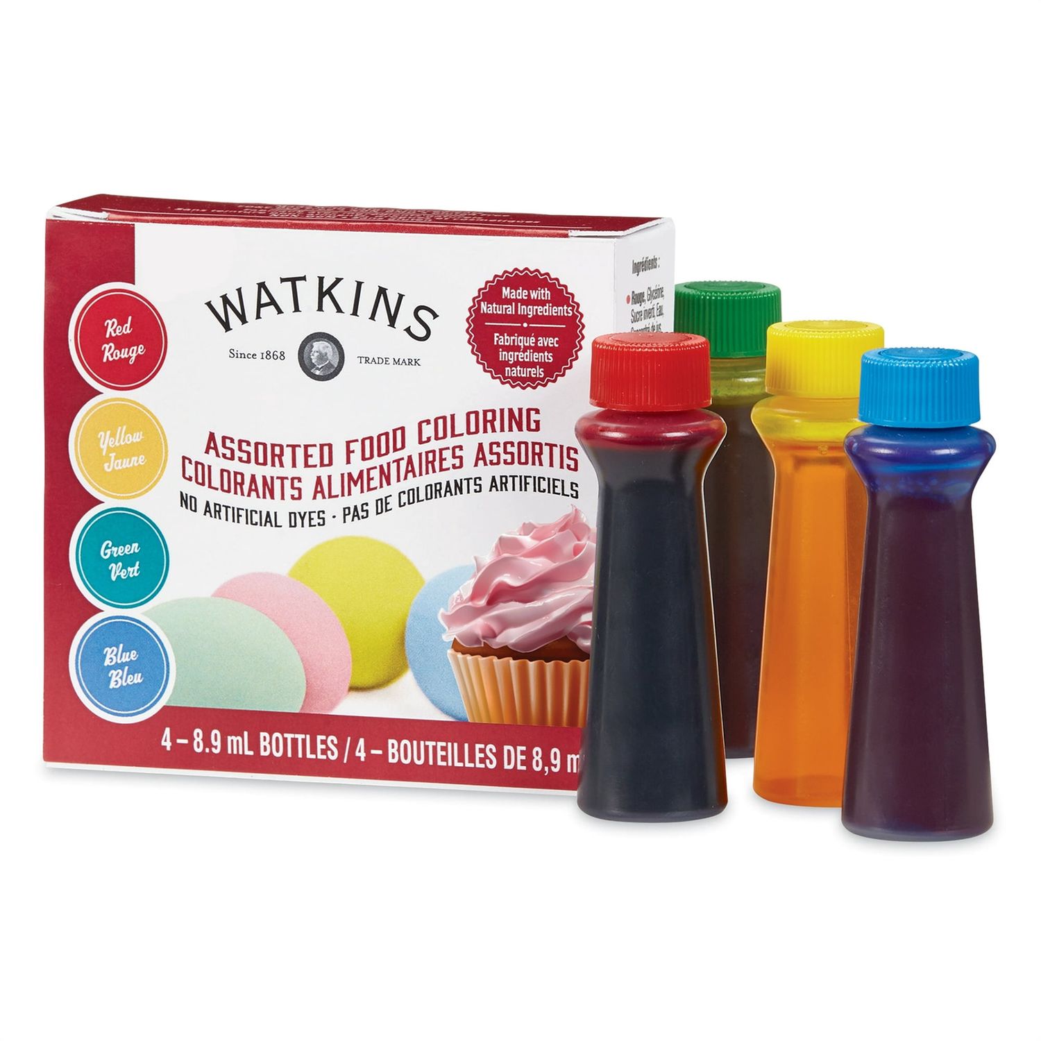 Watkins Wat Ast Food Col 4 Bottles 1.2 Fl Oz