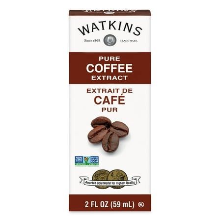 Watkins Pure Coffee Extract 2 oz (Plastic Container)