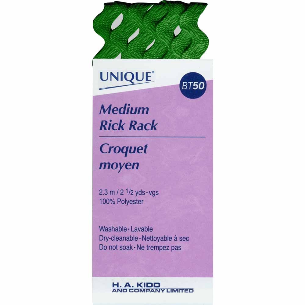 Unique Medium Rick Rack - Kelly Green