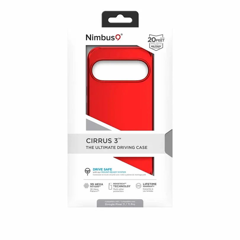 Google Pixel 11/11 Pro - Nimbus Cirrus 3 Crimson Case