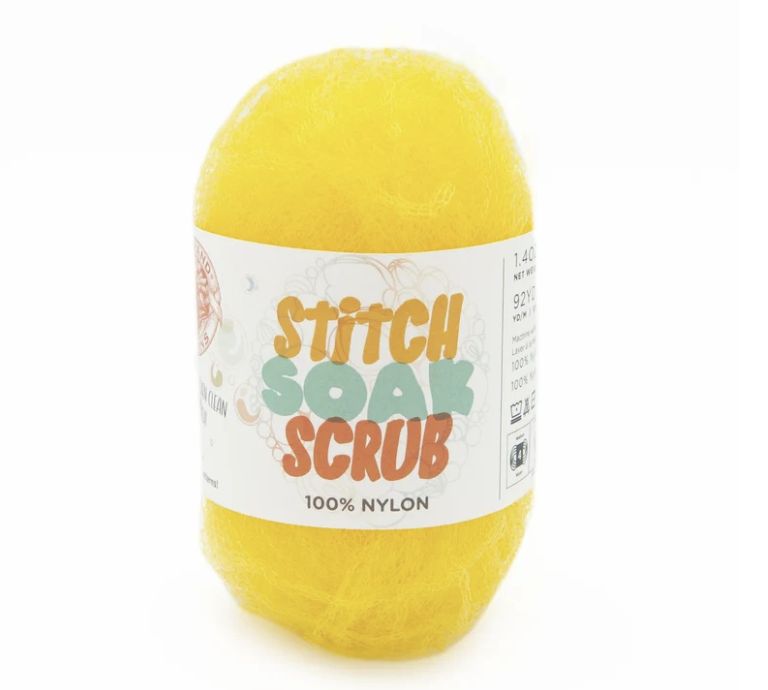 Lion Brand Stitch Soak Scrub - Cyber Yellow