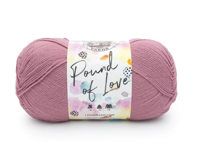 Lion Brand Pound of Love - Heather Rose