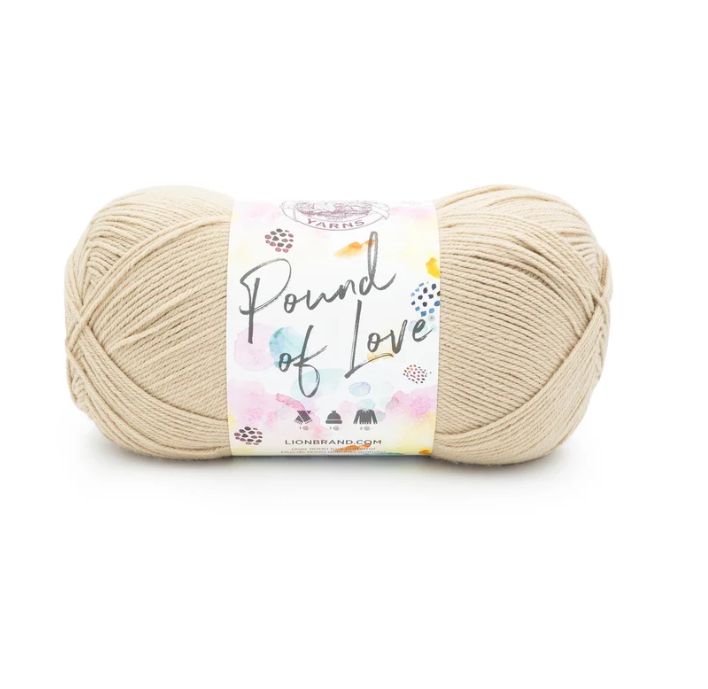 Lion Brand Pound of Love - Sugar Cookie