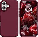 iPhone 12/12 Pro -GUAGUA Silicone Burgundy Case