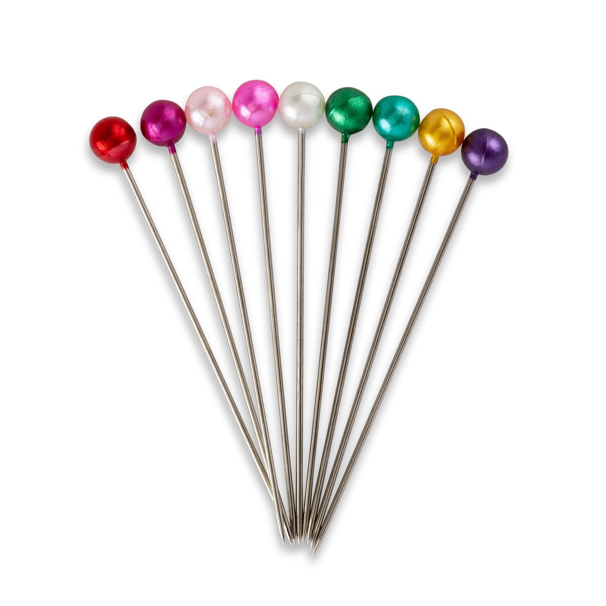 1 1/2" Pearl Head Pins - 80 Pc
