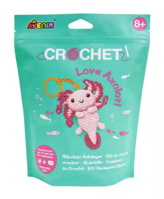 Avenir Crochet Kit - Love Axolotl