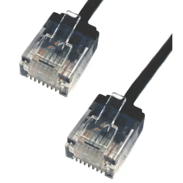 TechCraft CAT6a Ethernet Cable - 10 ft Black