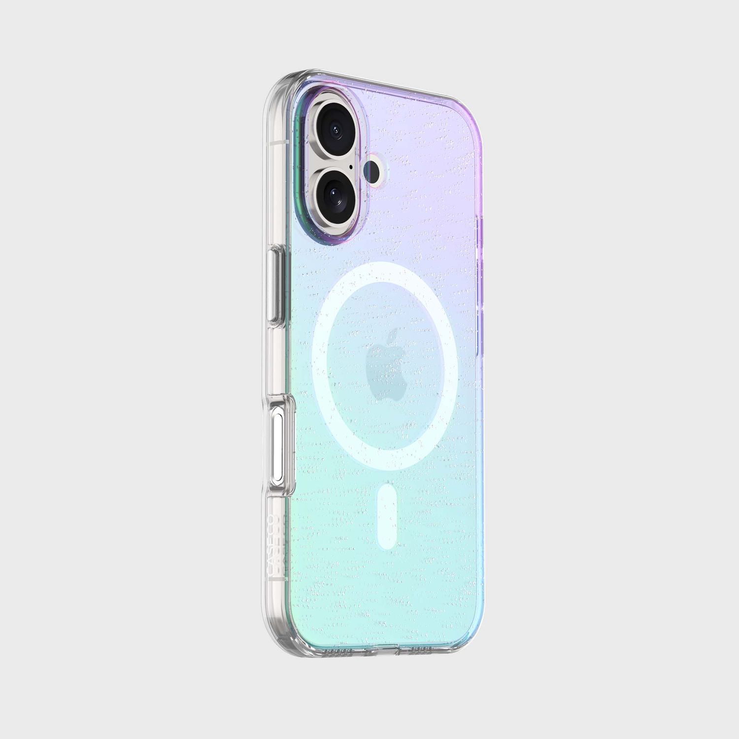 iPhone 17 - Caseco Protective Clear Iridescent Glitter Phone Case