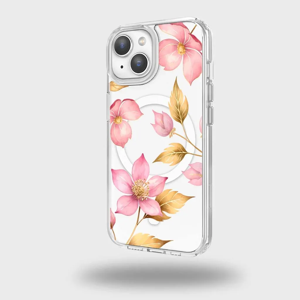 iPhone 16e/15/14/13 - Caseco Pink Wildflower Case
