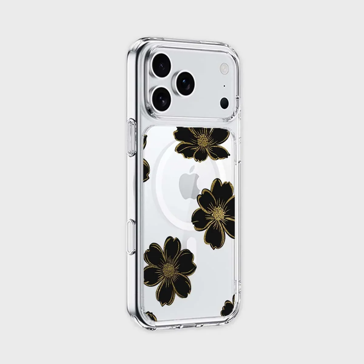 iPhone 18/17 Pro - Caseco Black Flower Case