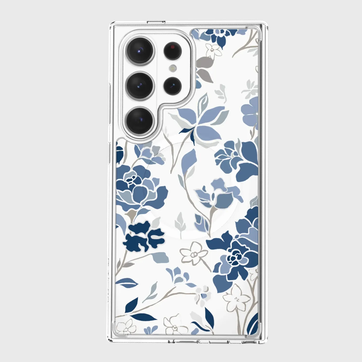 Galaxy S26 Ultra - Caseco Blue Flowers Magsafe Case