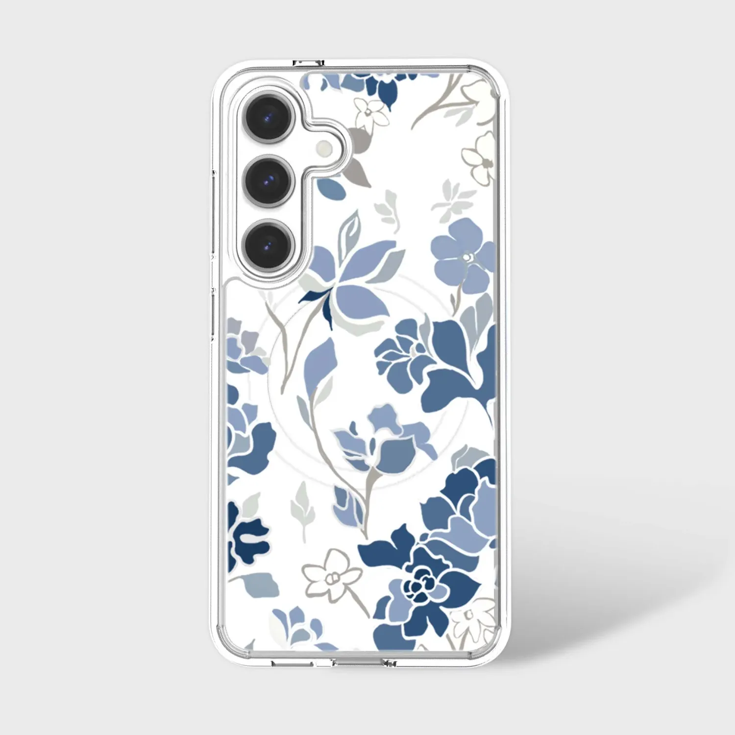 Galaxy S26 - Caseco Blue Flowers Magsafe Case