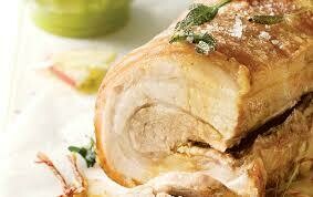 Pork Belly Deboned rolled Roast. Raw (+/-1.5kg)