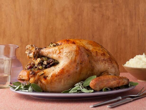 Stuffed turkey with Sage, Fruit & Onion Stuffing. (+/- 4/4.5kg) raw Stuffed turkey with Sage, Fruit & Onion Stuffing. (+/- 4/4.5kg) raw