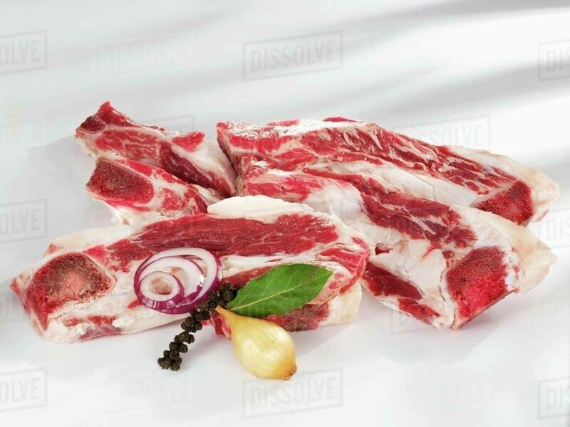 Beef Brisket. Sliced (+/-1kg) on the Bone Raw