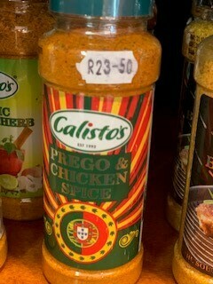 Calistos Prego & Chicken Spice 160g