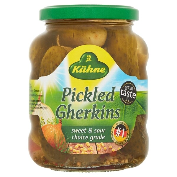 Kühne - Pickled Gherkins Sweet &amp; Sour 670g