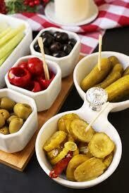 Gherkins, Pickles, Relish, Onions , Cherries &amp; Sauerkraut