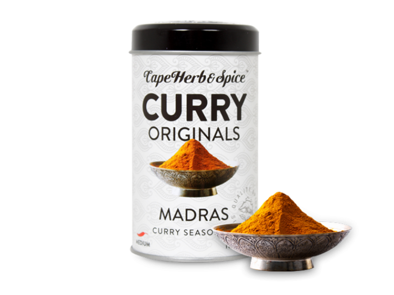 Original  Madras Curry Seasoning Tin- Cape Herb &amp; Spices