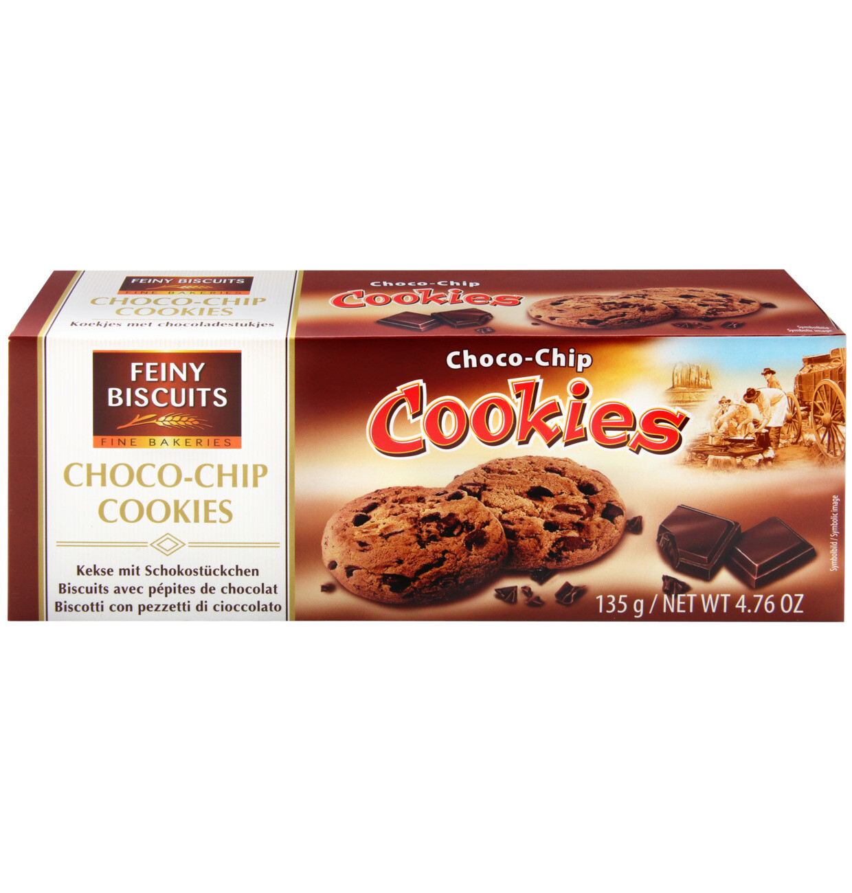 Feiny Biscuits - Chocolate Chip Cookies 135g Feiny Biscuits - Chocolate Chip Cookies 135g
