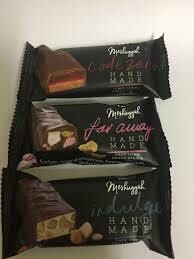 Meshuggah Far away Nougat, Fudge, marshmallow, honeycomb, cherries covered in Belgium Chocolate.
' Sweet artisans hand-make irresistible candy and confectionery.' Meshuggah Far away Nougat, Fudge, marshmallow, honeycomb, cherries covered in Belgium Chocolate.
' Sweet artisans hand-make irresistible candy and confectionery.'