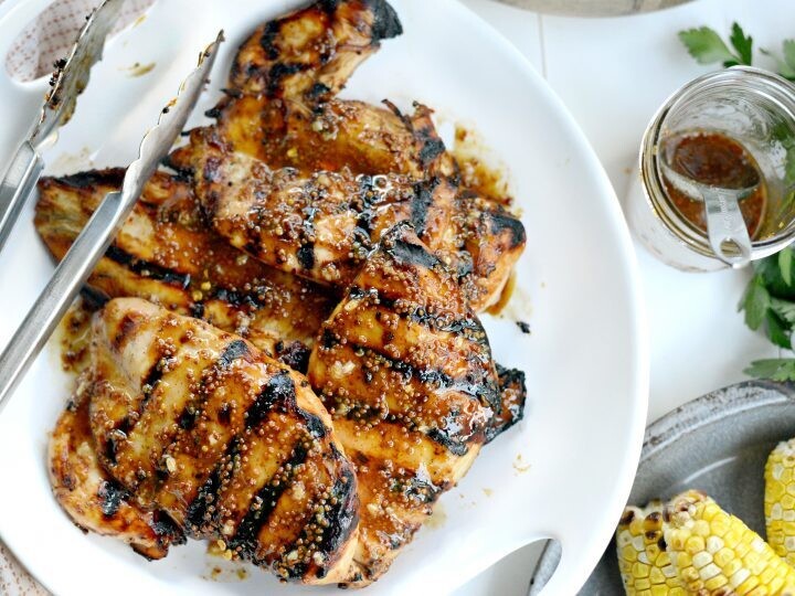 Chicken Spatchcock In Honey &amp; Mustard Sauce  +/- 1.6kg