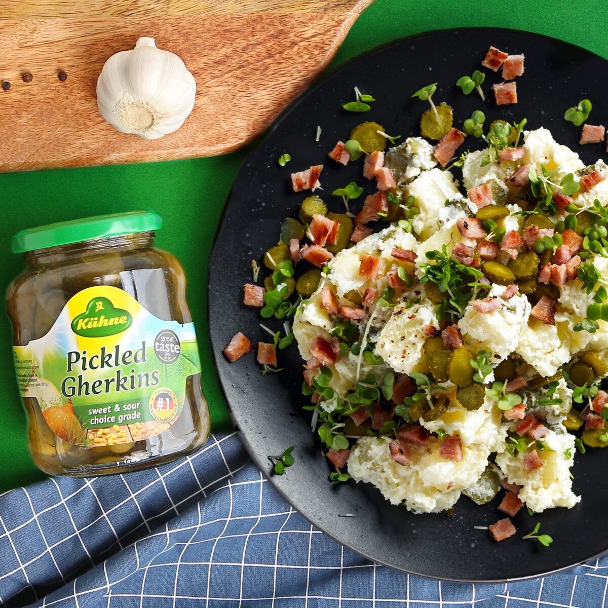 Kühne - Pickled Gherkins Sweet &amp; Sour 1550g