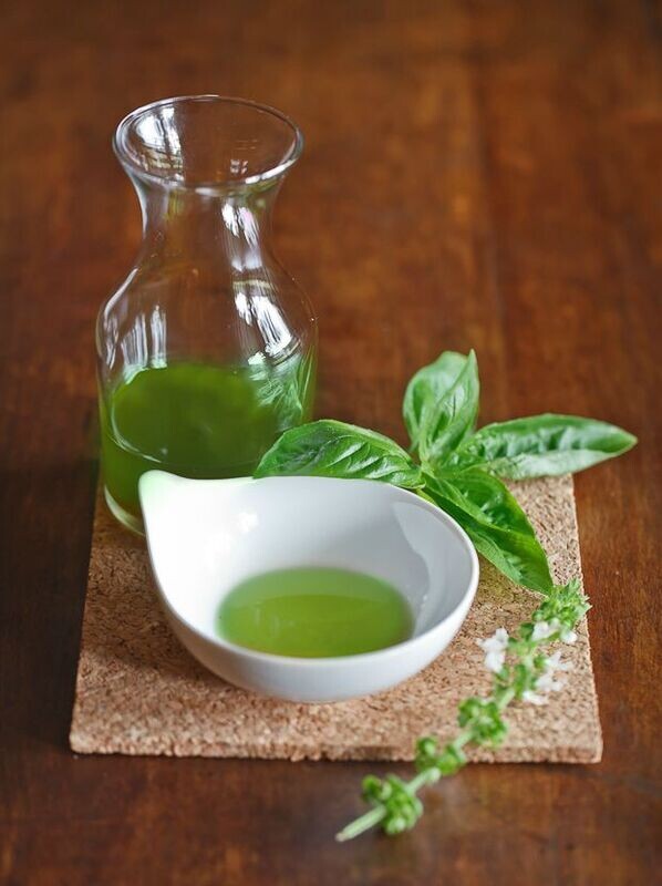 Wilsons Basil Flavoured Olive Oil, a product of Modena, Italy. 250ml