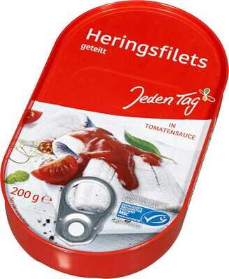Jeden Tag Herring Fillets in a Tomato Sauce 200g