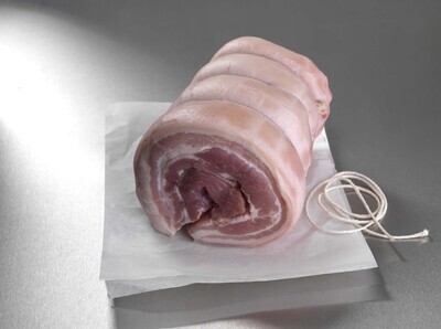 Pork Belly Deboned rolled Roast. Raw (+/-1.5kg)