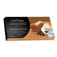 GRAZIOSO -Milk Chocolate with Cappuccino Flavoured Filling 100g