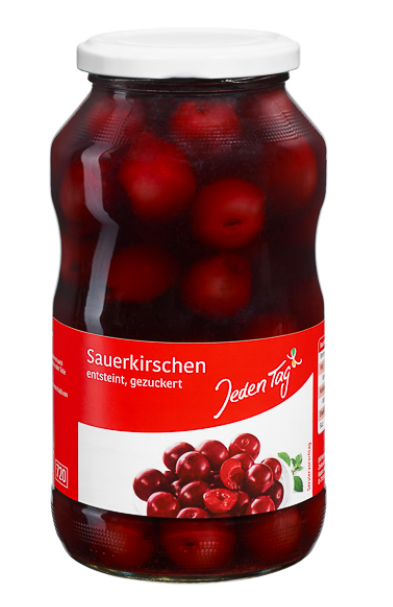Jeden Tag Sour Cherries 680g