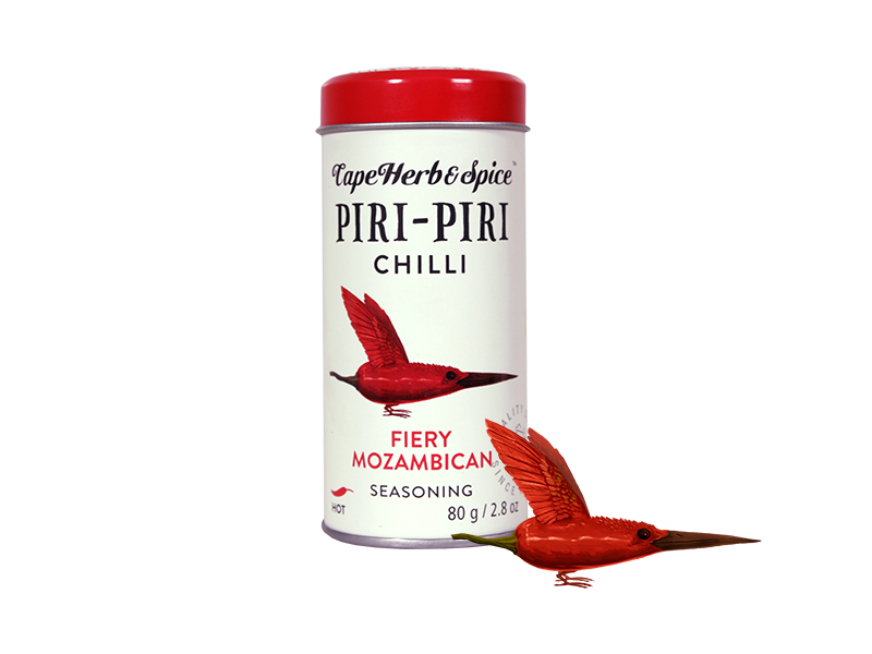 Piri-Piri Chilly Mild Seasoning Tin -Cape Herb & Spices Piri-Piri Chilly Mild Seasoning Tin -Cape Herb & Spices
