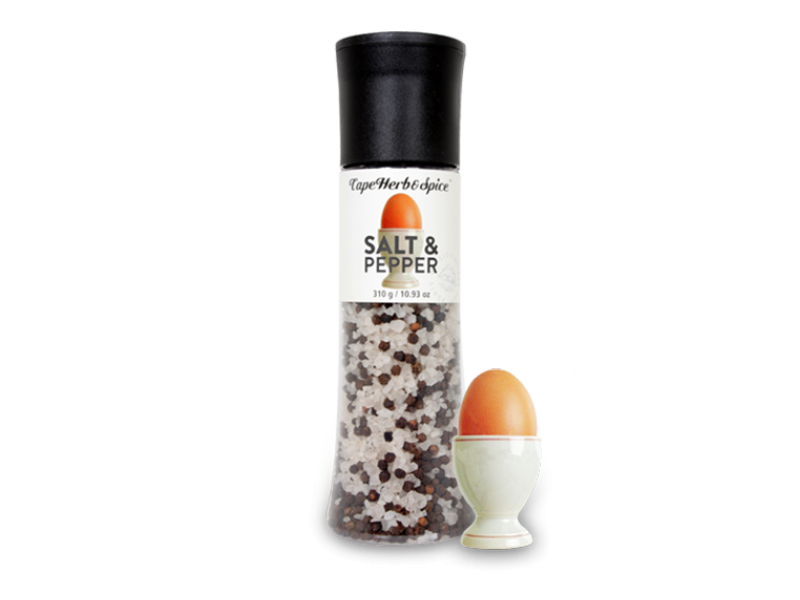 Sea Salt &amp; Pepper Shaker 310g - Cape Herb &amp; Spices