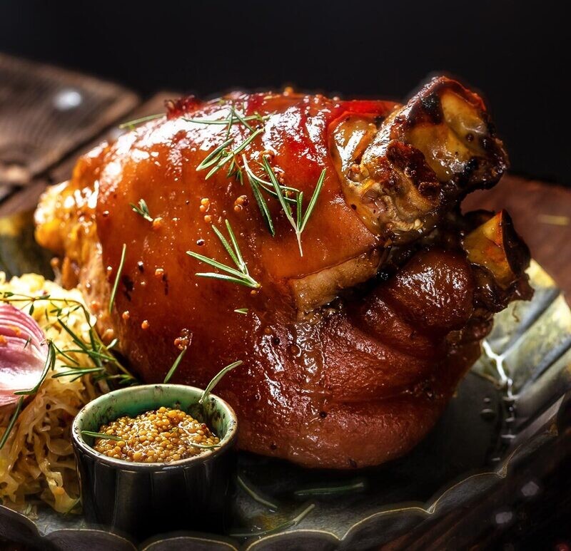 Pork - Smoked Backed Eisbein. Raw(+/-1.2kg)
