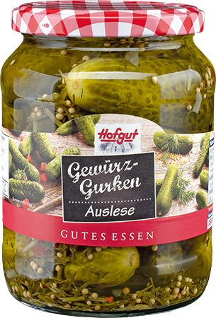Hofgut Gewuerzgurken Auslese 670g