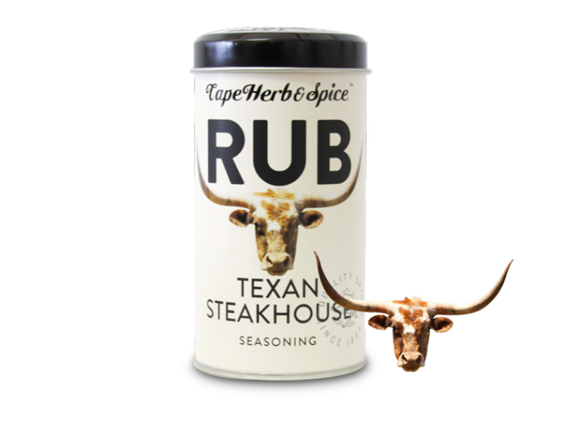 Texan Steakhouse Mild Seasoning Rub - Cape Herb &amp; Spices