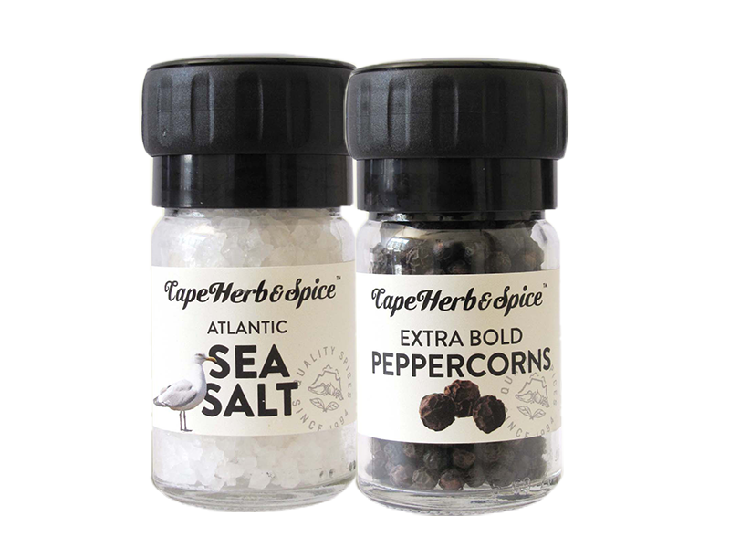 Salt &amp; Peppercorn Set - Cape Herb &amp; Spices