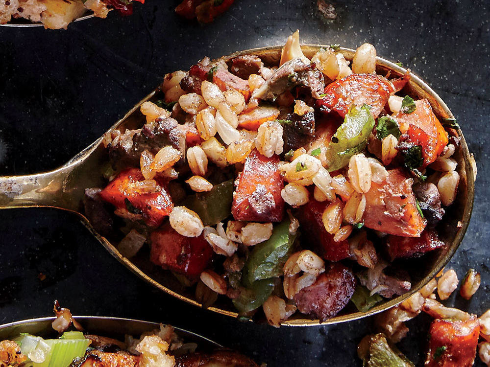 Meat Stuffing - Ready to cook, prepared stuffing for roasts. Meat Stuffing - Ready to cook, prepared stuffing for roasts.