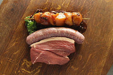 No.5 Braai Pack Rump, Chicken Kebab &amp; Wors
