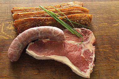 No.7 Braai Pack Pork Rashers, T-bone steak &amp; Wors