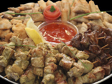 Large Assorted Cocktail Platter. (Serves 10-12persons.)